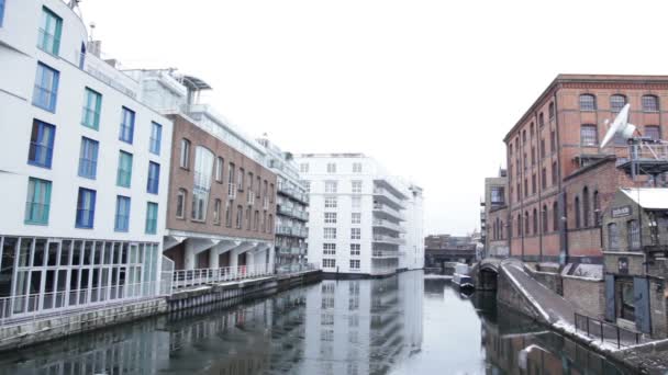 Grand Union Canal Camden Town London Vereinigtes Königreich — Stockvideo