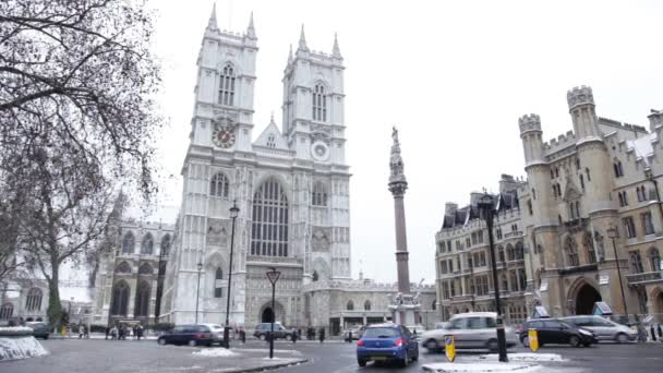Westminster Abbey Londres Reino Unido — Vídeo de Stock