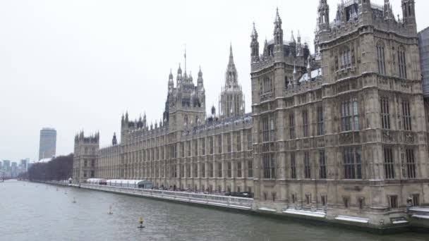 Вестминстерский Дворец Лондон Великобритания — стоковое видео