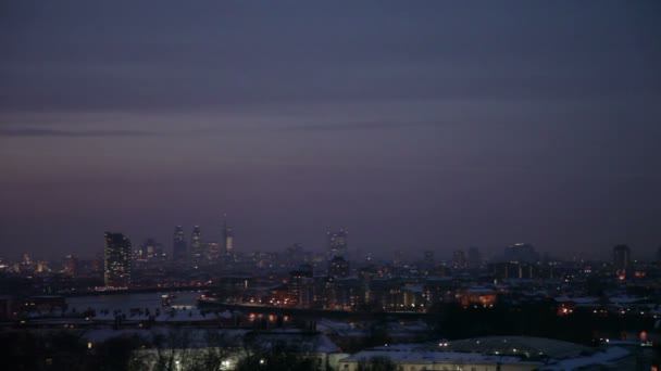 Λονδίνο Θέα Από Greenwich Park Ηνωμένο Βασίλειο — Αρχείο Βίντεο