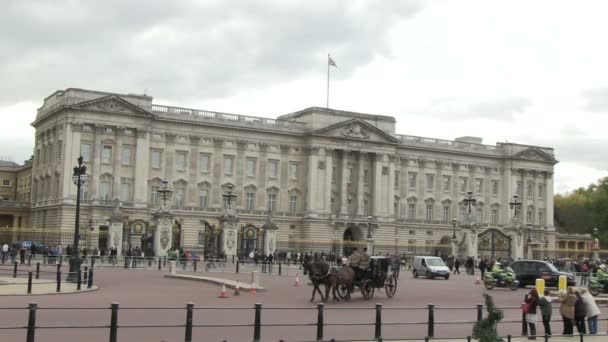 Buckingham Palace Londres Reino Unido — Vídeos de Stock