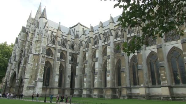 Westminster Abbey Londres Reino Unido — Vídeo de Stock