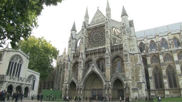 Westminster Abbey Londres Reino Unido — Vídeo de Stock