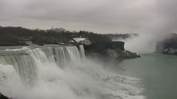 Niagarafallen Niagarafallen Förenta Staterna — Stockvideo