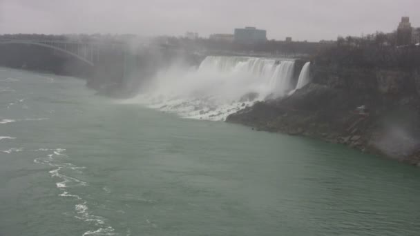 Cascate Del Niagara Città Cascate Del Niagara Stati Uniti — Video Stock