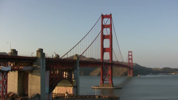 สะพานโกลเด นเกต ซานฟรานซ สโก สหร ฐอเมร — วีดีโอสต็อก