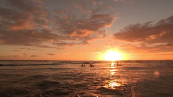 Waikiki Oahu Hawaii Verenigde Staten — Stockvideo