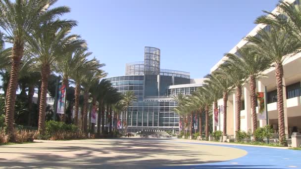 Vista Anaheim Convention Center Anaheim Estados Unidos América — Vídeo de Stock