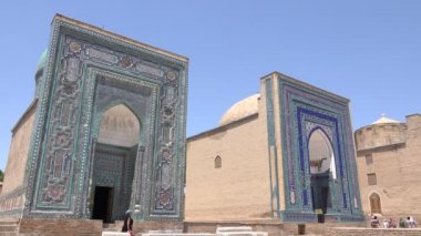Semerkant - 10 Haziran 2015 Shahi Zinda Necropolis, Semerkant, Özbekistan
