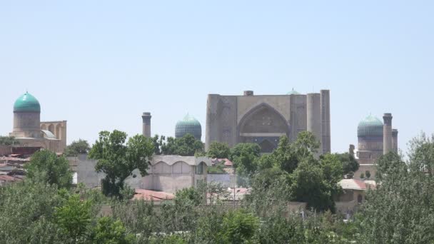Vista Samarcanda Uzbekistán — Vídeos de Stock