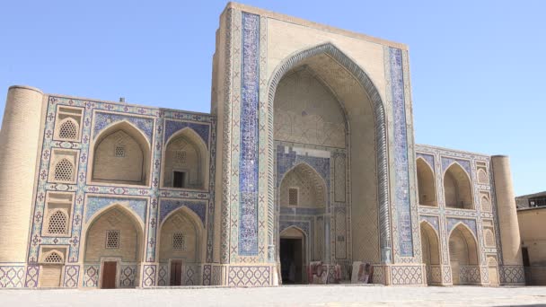 Madrasa Bukhara Uzbekistan — Video Stock
