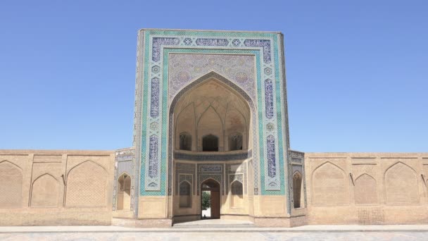 Kalyan Mosque Μπουχάρα Ουζμπεκιστάν — Αρχείο Βίντεο