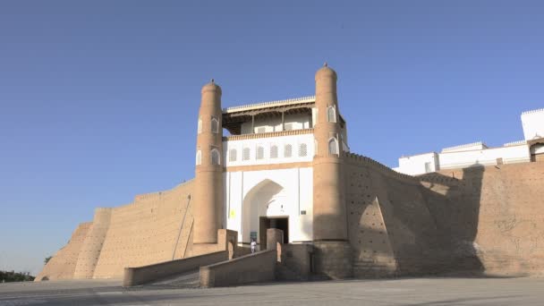 Ark Fortress Bukhara Oezbekistan — Stockvideo