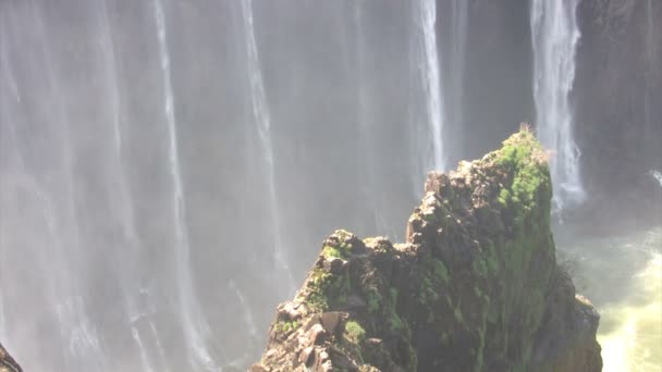 Vista Victoria Falls Zimbabue — Vídeos de Stock