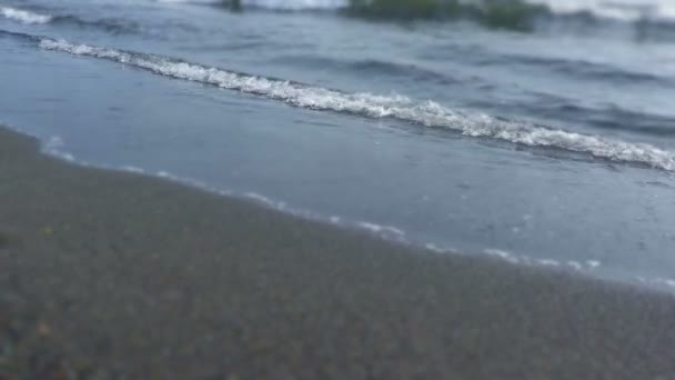 Vagues Sur Plage Inclinaison Shift 60Fps — Video