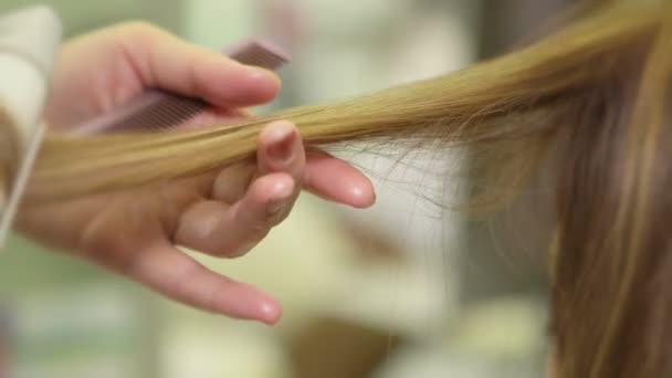 Saç Maşası Kıvıran Saç Maşası — Stok video