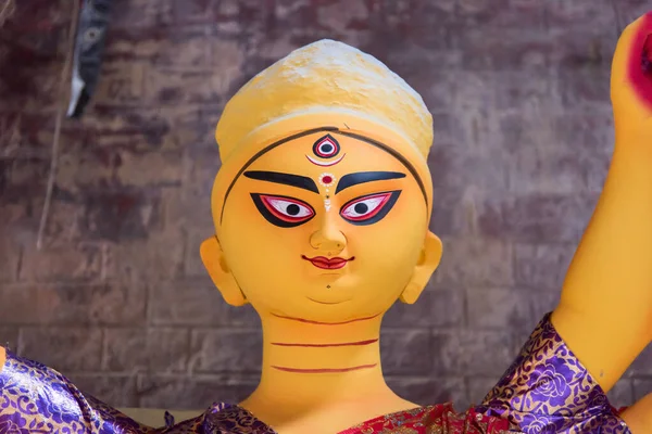 Primer Retrato Diosa Durga — Foto de Stock