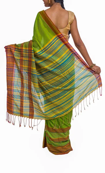 Indiaas Etnisch Saree Ontwerpen Catalogus — Stockfoto