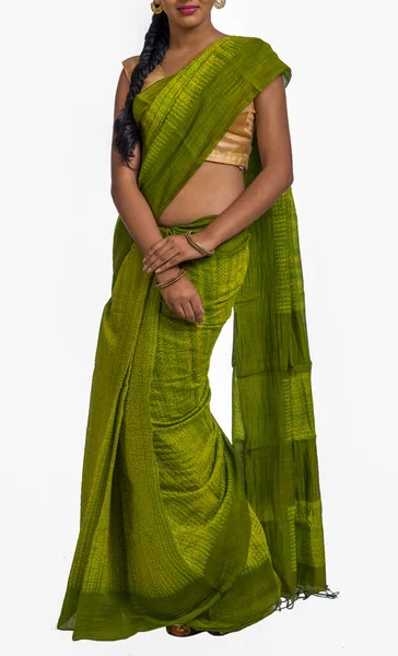 Indiansk Etnisk Saree Design Och Katalog — Stockfoto