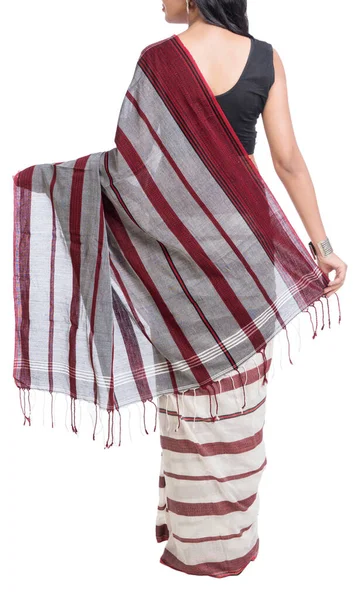 Indiaas Etnisch Saree Ontwerpen Catalogus — Stockfoto