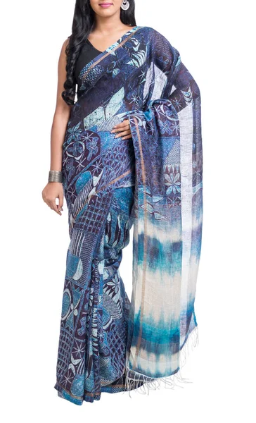 Indický Etnický Saree Design Katalog — Stock fotografie