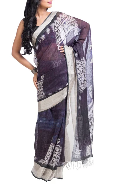 Disegni Catalogo Saree Etnici Indiani — Foto Stock