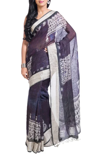 Indiaas Etnisch Saree Ontwerpen Catalogus — Stockfoto