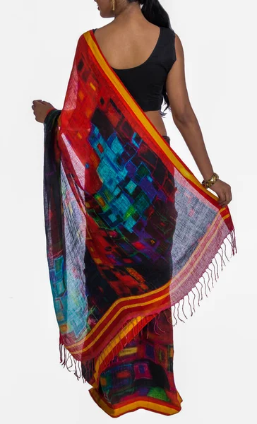 Indische Saree Designs Und Katalog — Stockfoto