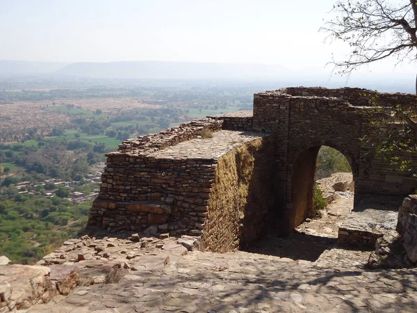 Ruína Forte Chittorgarh Rajasthan — Fotografia de Stock