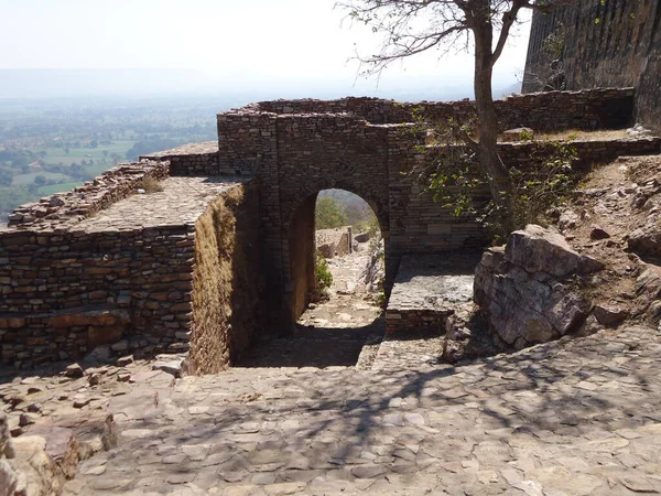 Ruína Forte Chittorgarh Rajasthan — Fotografia de Stock