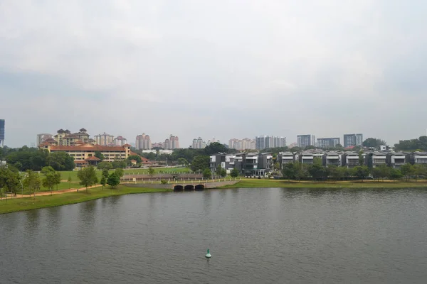 Vue Sur Canal Putrajaya Malaisie — Photo