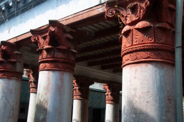 Sreerampur 'lu Goswami Rajbari, Batı Bengal' in ünlü tarihi evi..