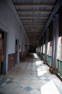 Sreerampur 'lu Goswami Rajbari, Batı Bengal' in ünlü tarihi evi..