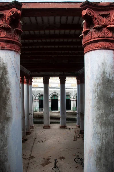 Goswami Rajbari Sreerampur Uma Família Casa Histórica Serampore Bengala Ocidental — Fotografia de Stock