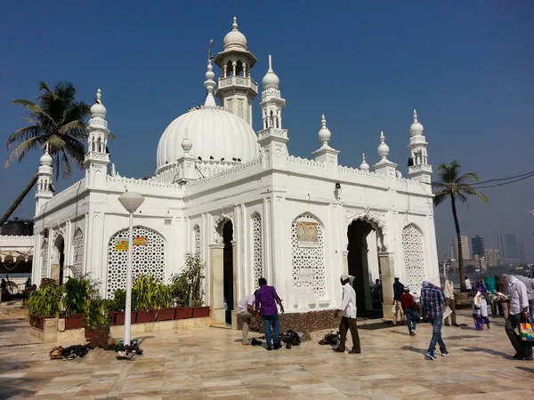 Haji Ali Dargah Una Mezquita Dargah Monumento Pir Haji Ali —  Fotos de Stock