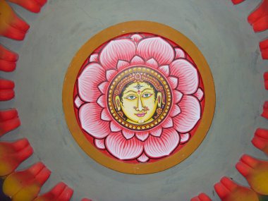 Kolkata durga puja festivalinin durga idolü