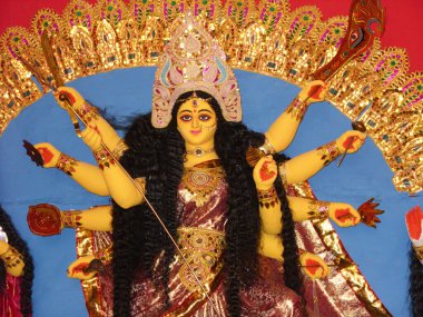 Kolkata durga puja festivalinin durga idolü