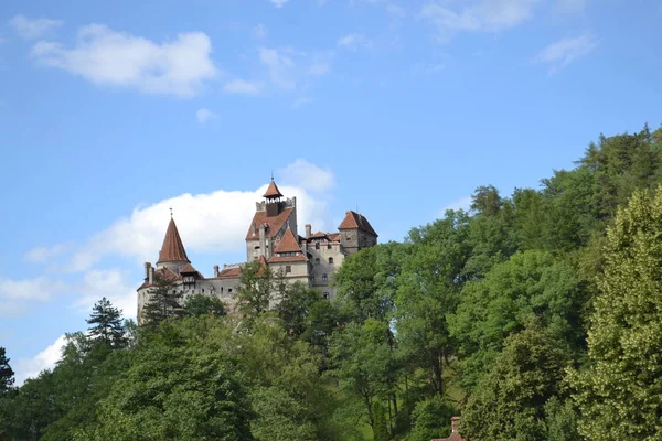 Castelo Bran Roménia Montanhas — Fotografia de Stock