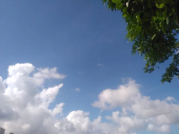 Una Vista Nube Muy Atractiva Gujrat India — Foto de Stock