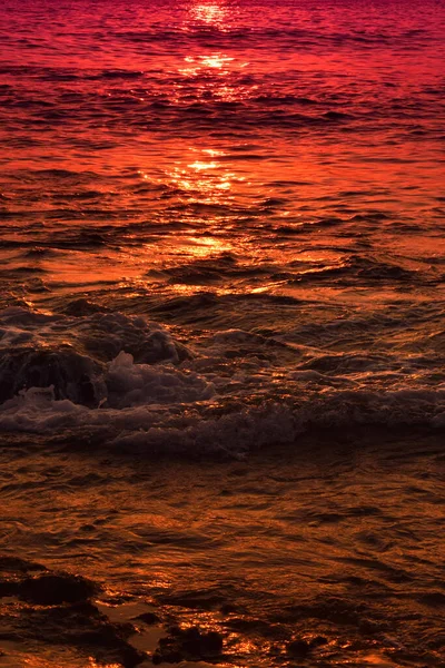 Abstract Gradient Texture Sunset Reflection Sea Water — Stock Photo, Image