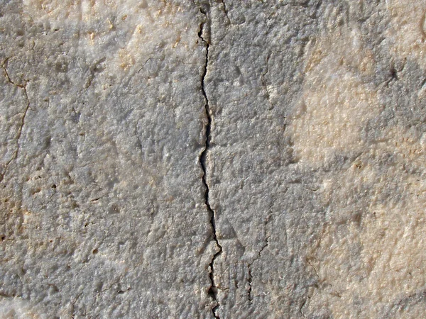 Kamienna Struktura Ścian Ściana Pęknięciami Rysami — Zdjęcie stockowe