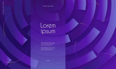 3D ultraviyole duvar kağıdı ile soyut geometrik şekiller Trendy arka plan bulanık. Posterler afiş broşür sunumu için yaratıcı tasarım web vb vektör Eps10 kapakları