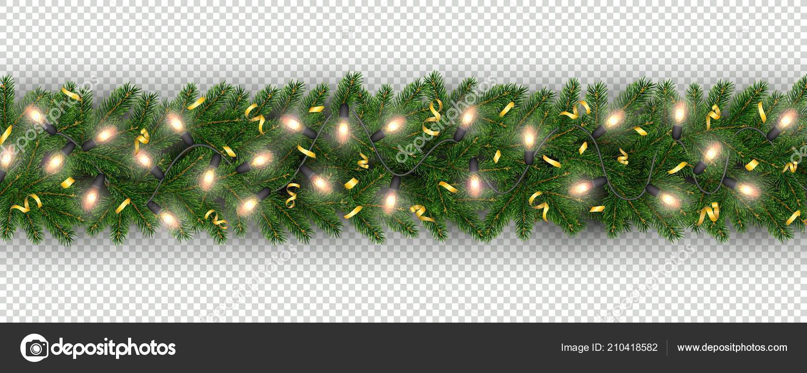 Set of realistic Christmas tree branches of different shapes and sizes. New  Year and Christmas elements. Plants for creating garlands 22011720 Vector  Art at Vecteezy