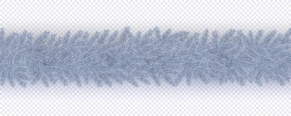 圣诞与新年接壤的树枝圣诞树斯堪的纳维亚风格 — 图库矢量图片