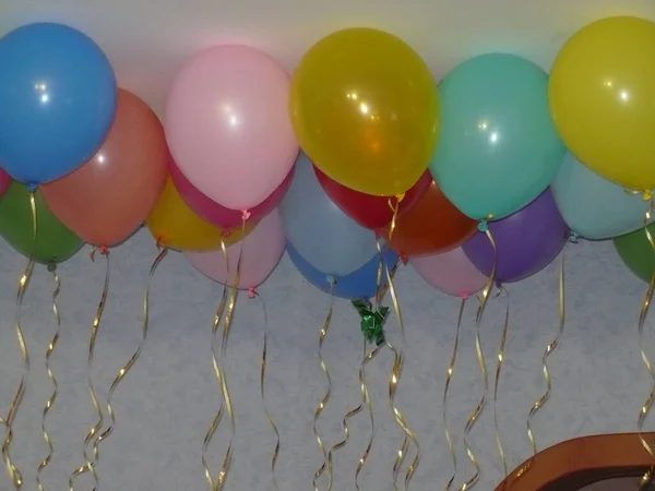 holiday decorated with balloons