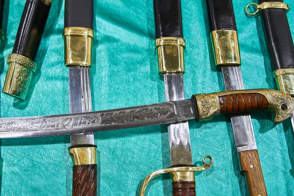 Kabzası ve bıçak cosssack kılıç shaska parçası — Stok fotoğraf