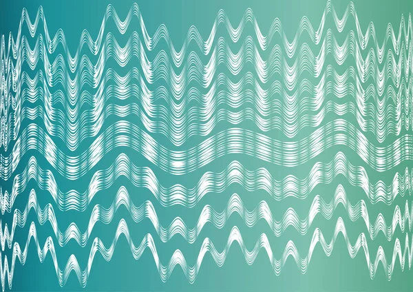 Turquoise Vecteur Abstrait Gradient Géométrique Fond Avec Croisement Lignes Blanches — Image vectorielle