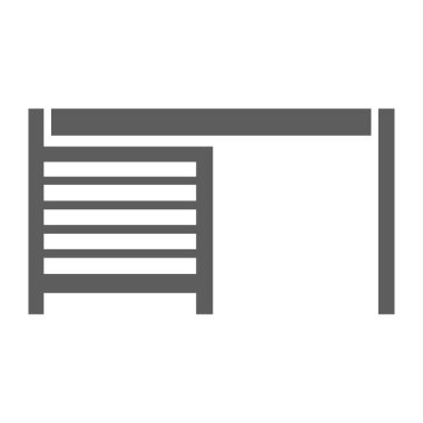 Tablo simgesi. Bir set web simgeler. Vektör çizim üzerinde beyaz izole.