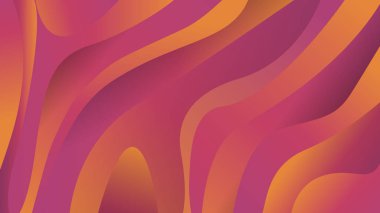 Elegance sıvı arka degrade geometrik plan. Renkli sıvı şekiller. Trendy degrade kompozisyon. Gölgeler parlak şekillerle. Elegance vektör desen.