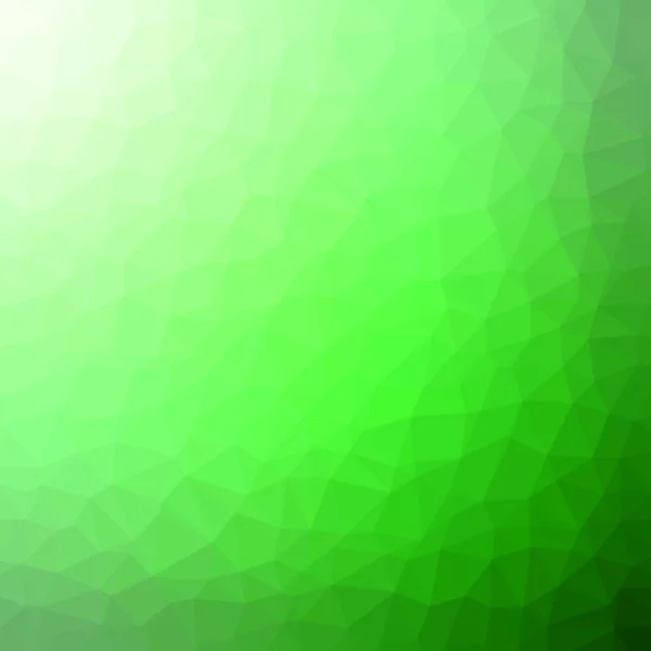 Green Abstract Low Poly Background. Fondo geométrico en estilo origami con gradiente. Patrón texturizado para su sitio web . — Archivo Imágenes Vectoriales